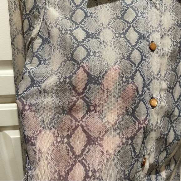 Vintage Snake Print Shirt - Picture 4 of 5